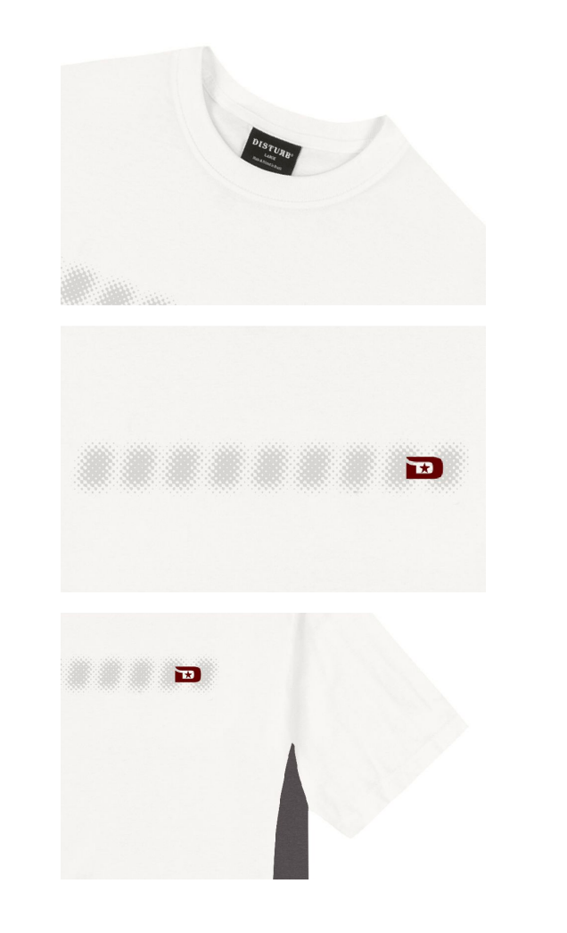 CAMISETA DISTURB TRAINING OFF WHITE