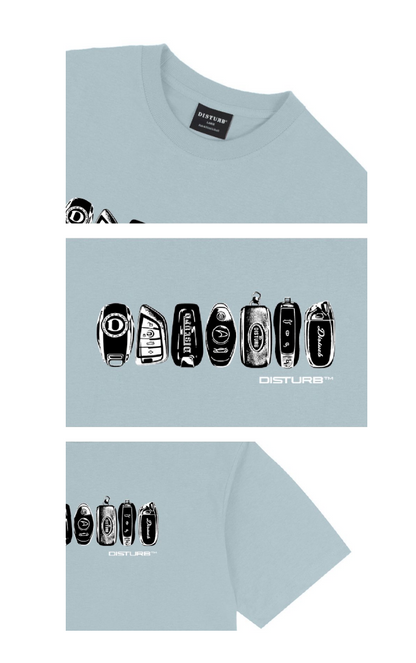 CAMISETA DISTURB D RIDIN BLUE