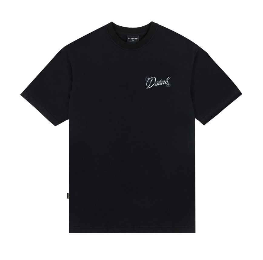 CAMISETA DISTURB AIRBRUSH BLACK