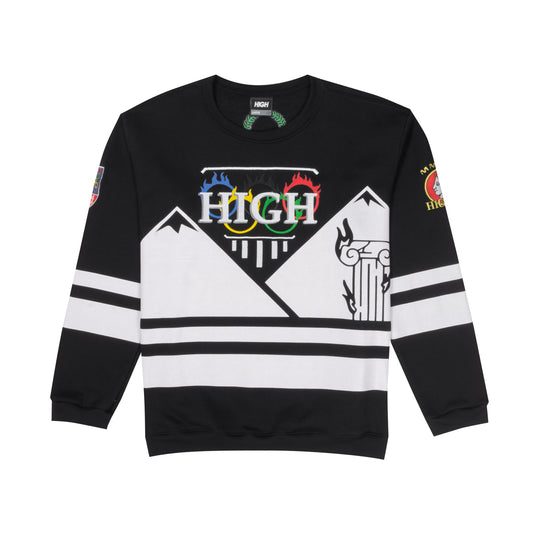 CREWNECK HIGH OLYMPICS BLACK