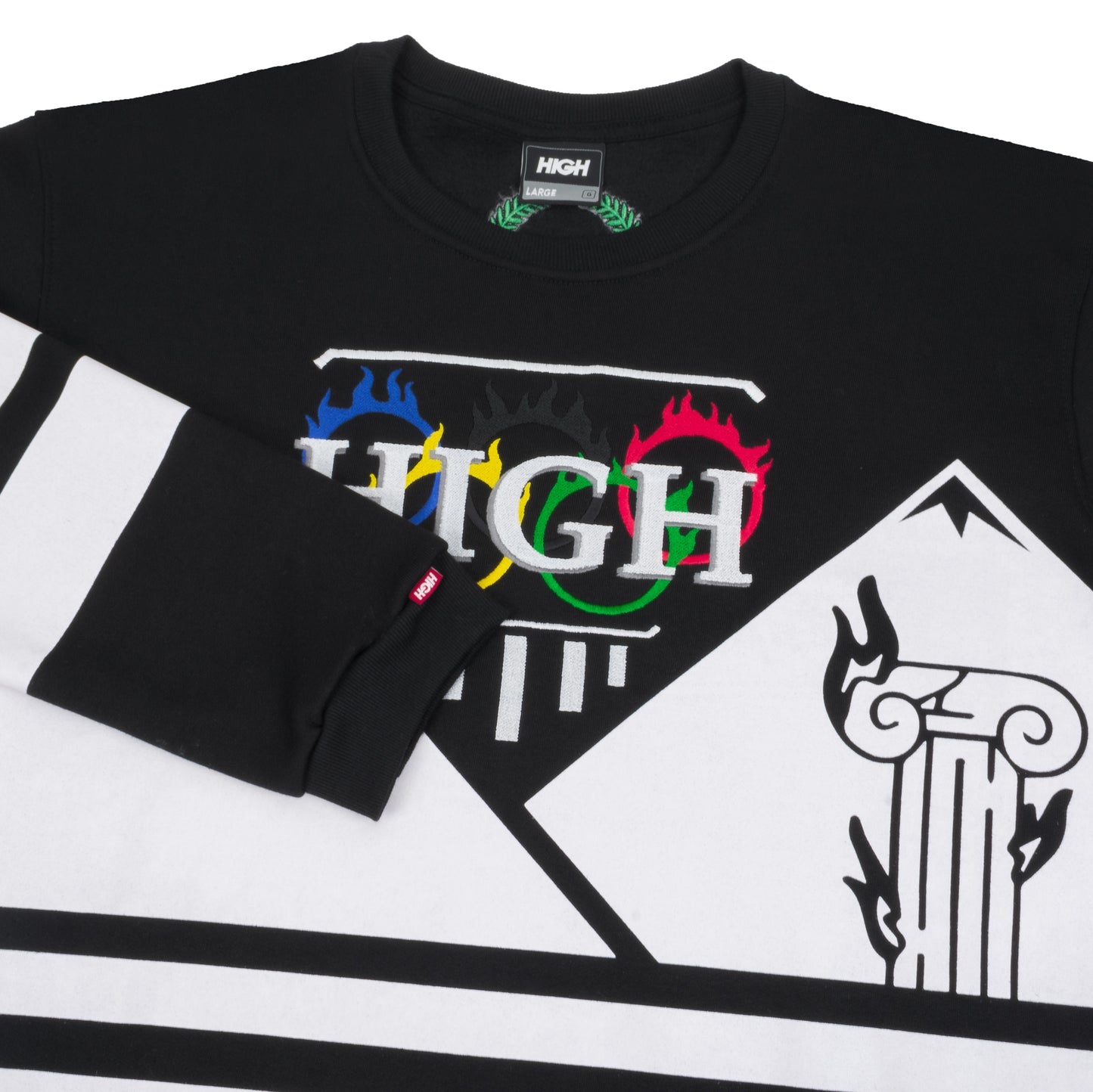 CREWNECK HIGH OLYMPICS BLACK