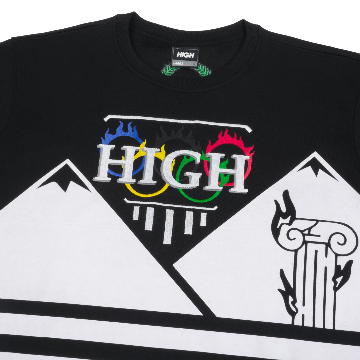 CREWNECK HIGH OLYMPICS BLACK