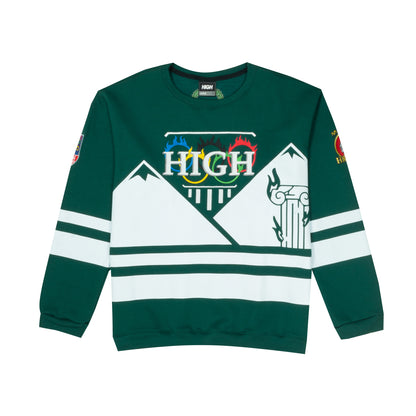 CREWNECK HIGH OLYMPICS NIGHT GREEN
