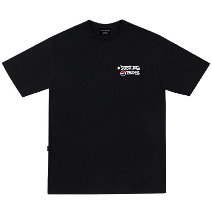 CAMISETA DISTURB X PEPSI DRINKING CITY BLACK