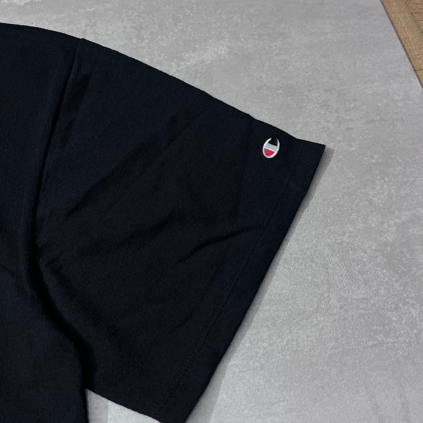 CAMISETA OVERSIZED CHAMPION TERRY C LOGO BLACK