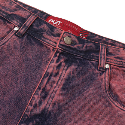 BERMUDA PIET X OAKLEY DISTRESSED DENIM VIOLET