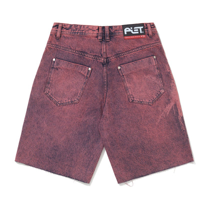 BERMUDA PIET X OAKLEY DISTRESSED DENIM VIOLET