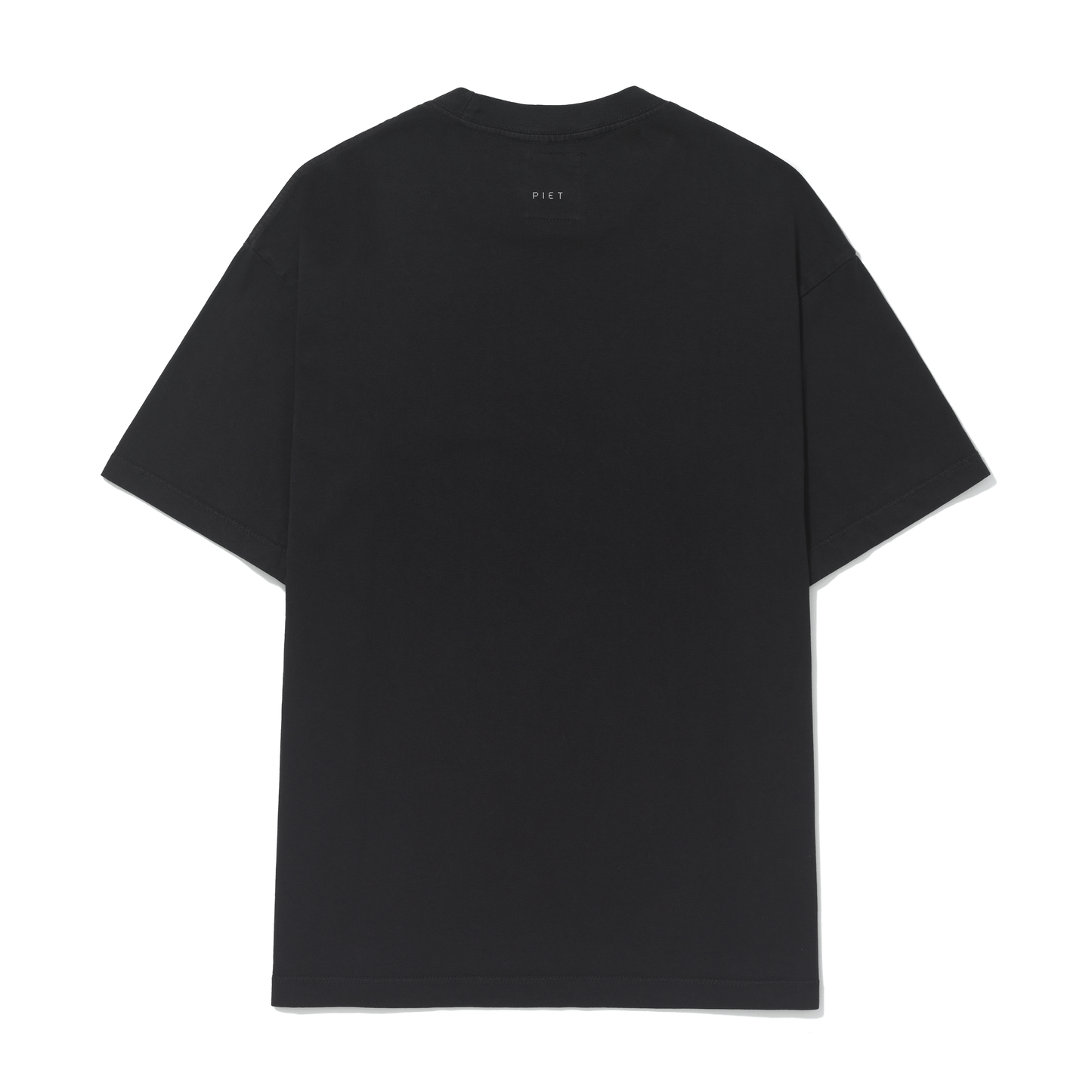 CAMISETA PIET FOIL NANO LOGO BLACK
