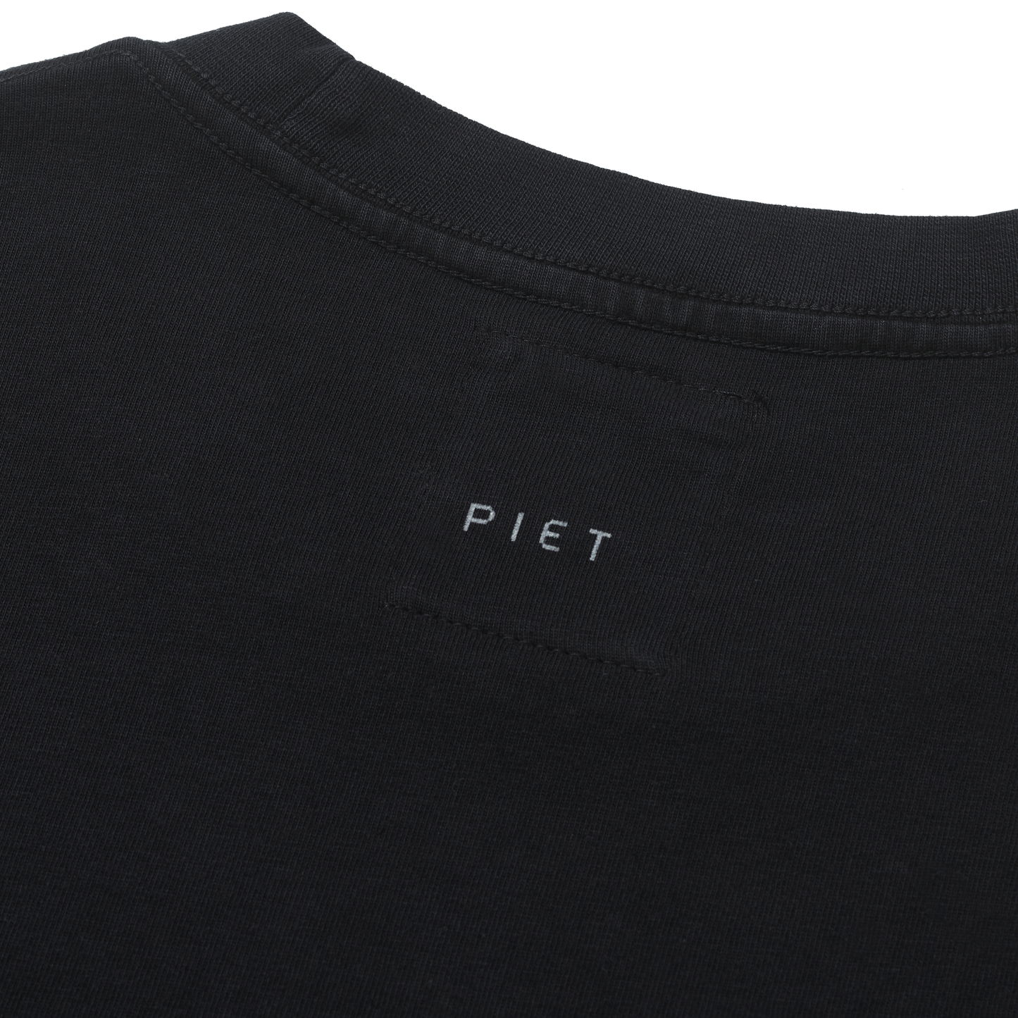 CAMISETA PIET FOIL NANO LOGO BLACK