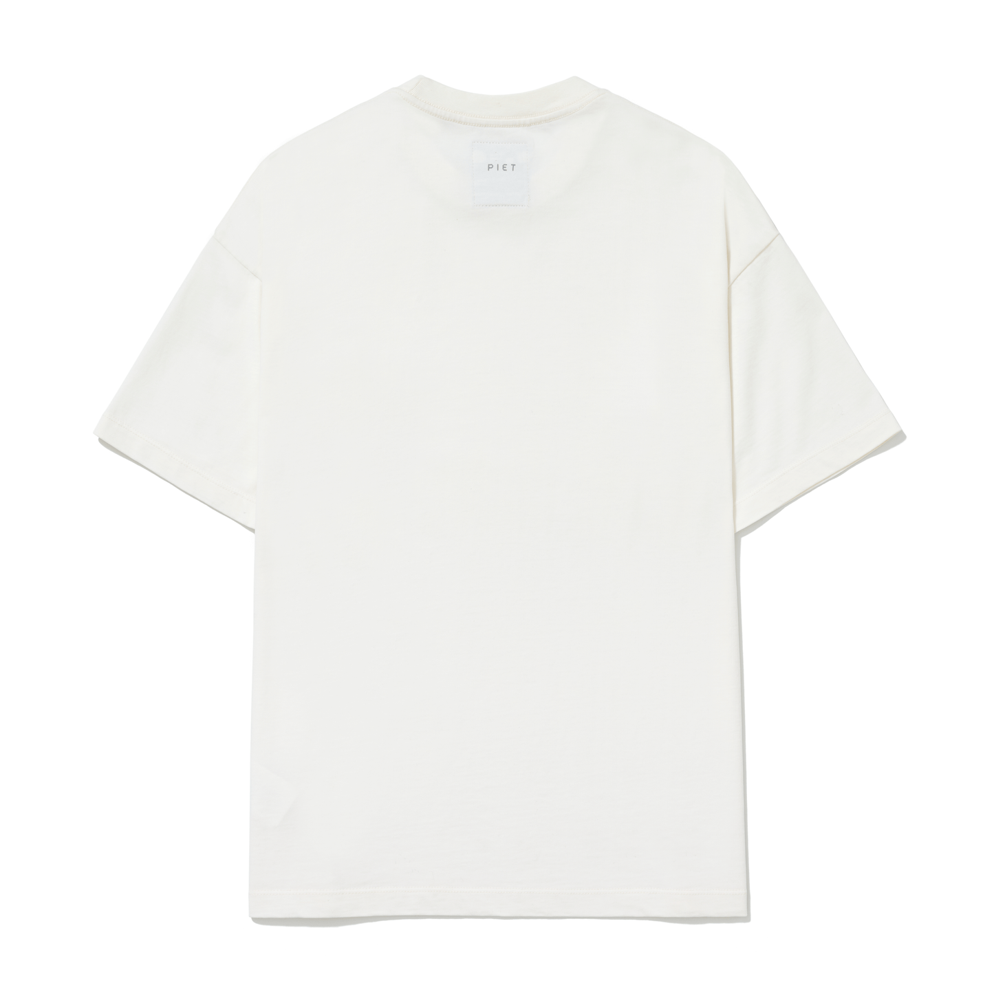 CAMISETA PIET FOIL NANO LOGO BONE WHITE
