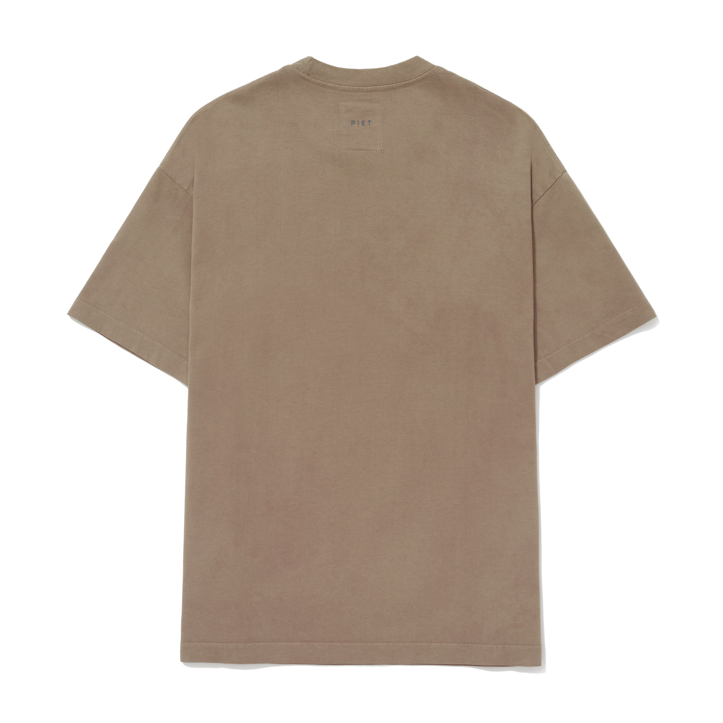 CAMISETA PIET FOIL NANO LOGO DARK TAN