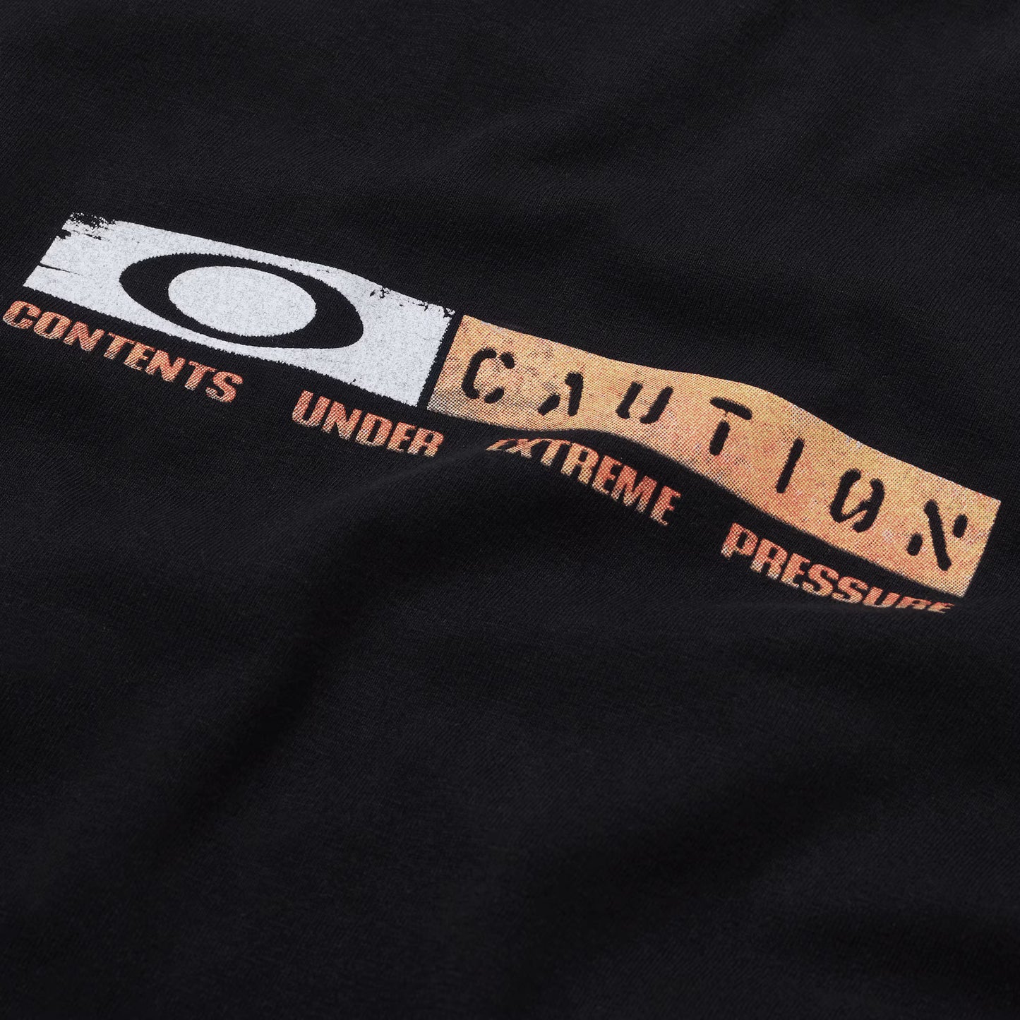 CAMISETA PIET X OAKLEY CAUTION RIPPED BLACK