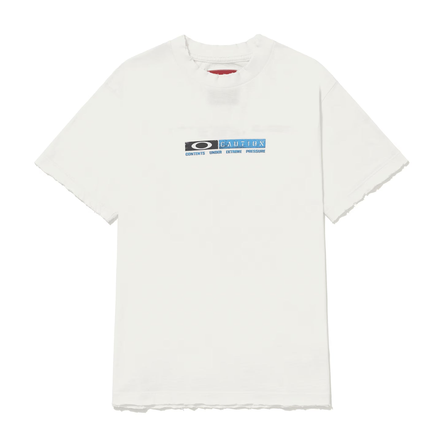 CAMISETA PIET X OAKLEY CAUTION RIPPED BONE WHITE