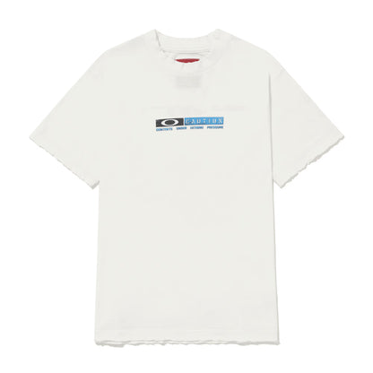 CAMISETA PIET X OAKLEY CAUTION RIPPED BONE WHITE