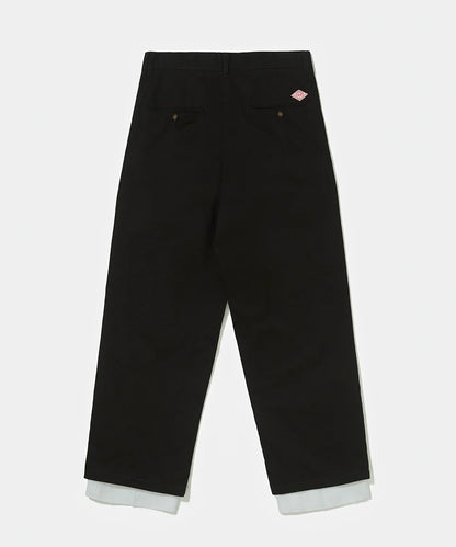 CALÇA PIET LINED CHINO WIDE LEG TROUSERS