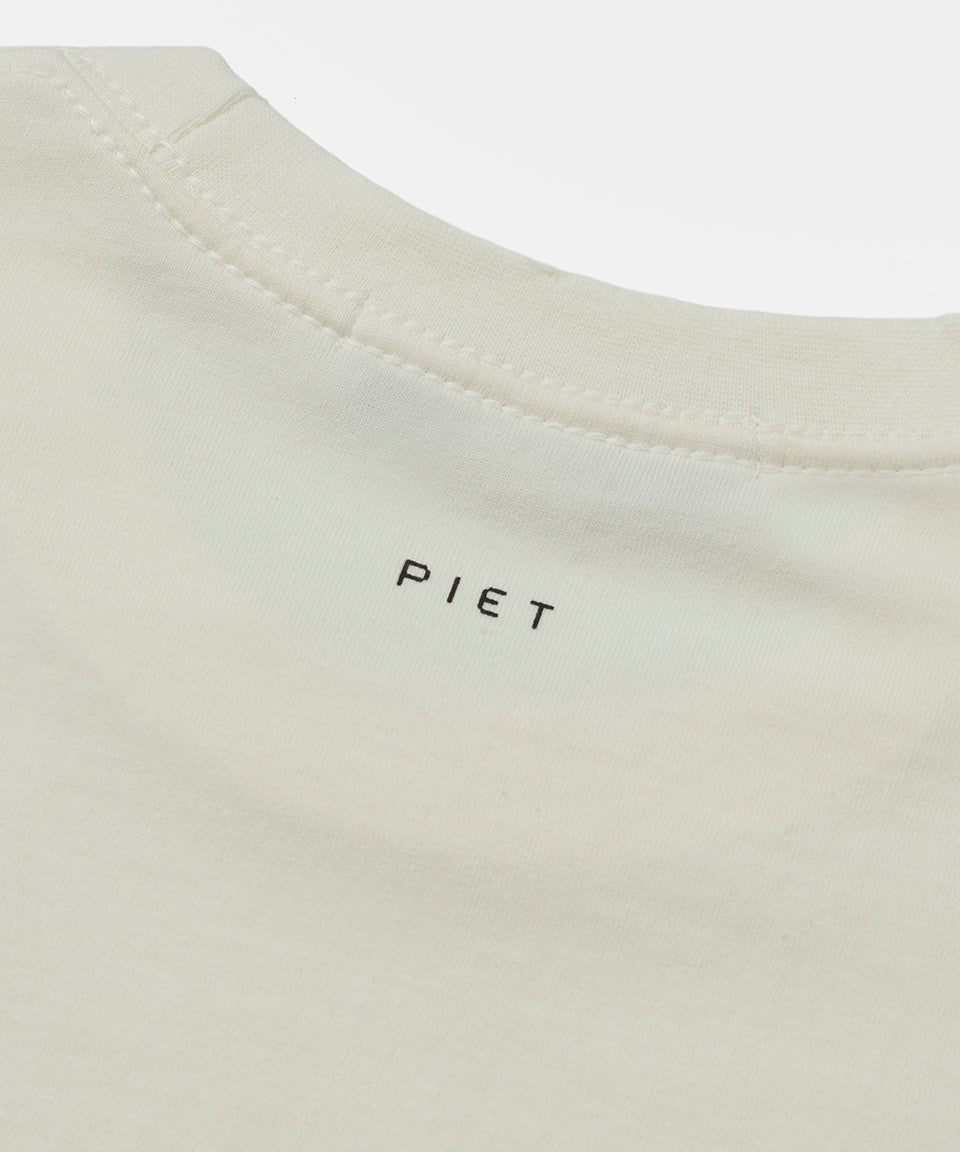 CAMISETA PIET ILLUSTRATED BCN BONE WHITE