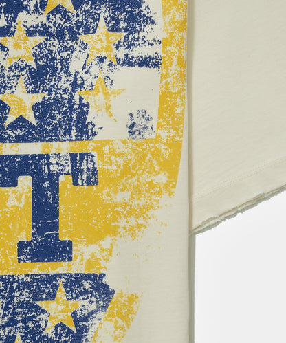 CAMISETA PIET EMBLEM BONE WHITE