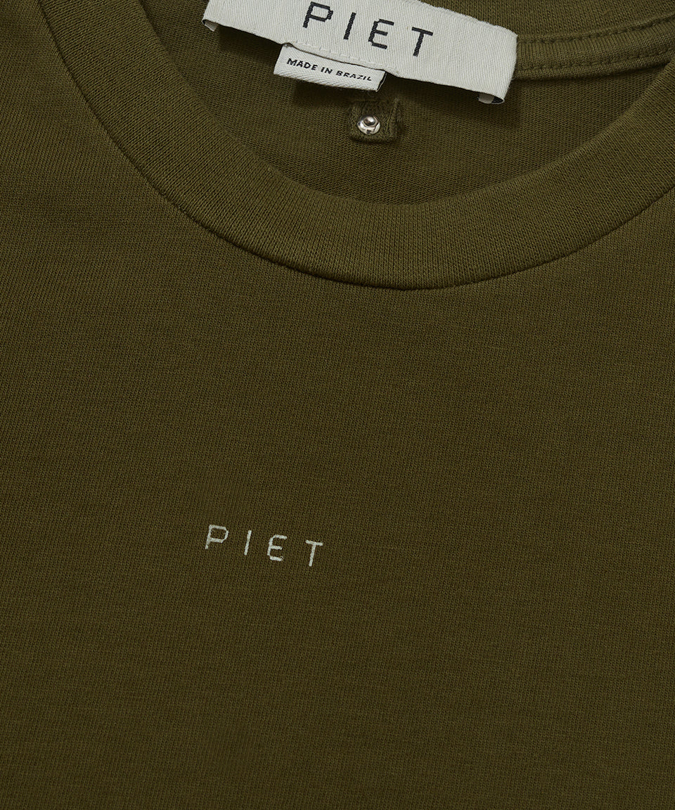 CAMISETA PIET LOGO GREEN