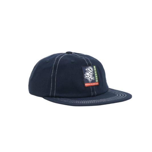 BONÉ DISTURB  6 PANEL FINE LINE NAVY