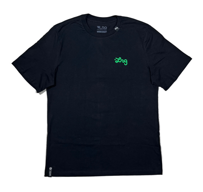 CAMISETA LRG CURSIVE PRETO