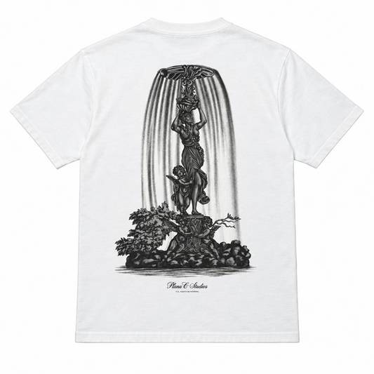 CAMISETA PLANO C FOUNTAIN MARFIM