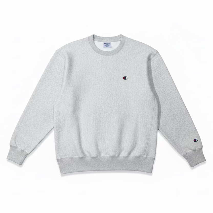MOLETOM CHAMPION MINI LASH HEATHER GREY