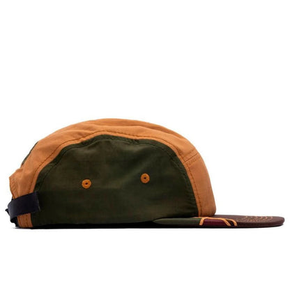 BONÉ ÖUS 5 PANEL PHIBO MARROM/VERDE