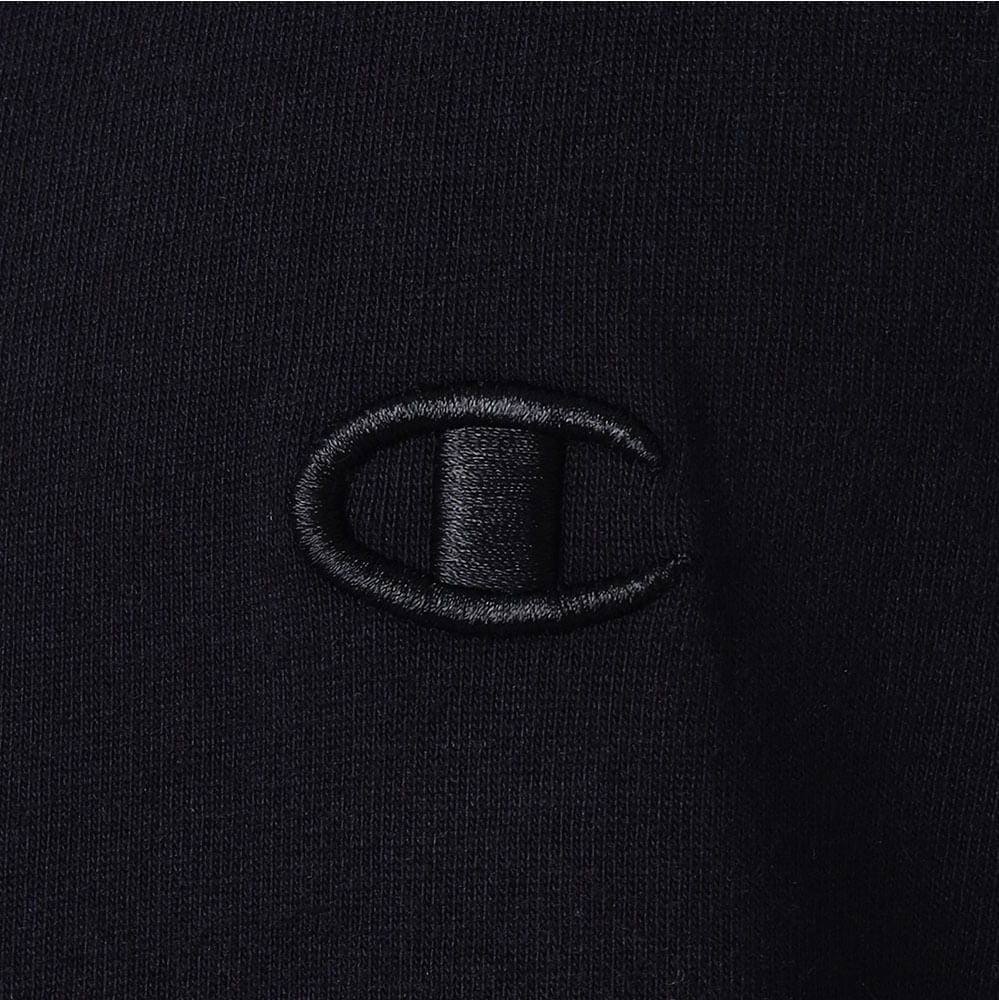 CAMISETA CHAMPION C LOGO BLACK/ BLACK