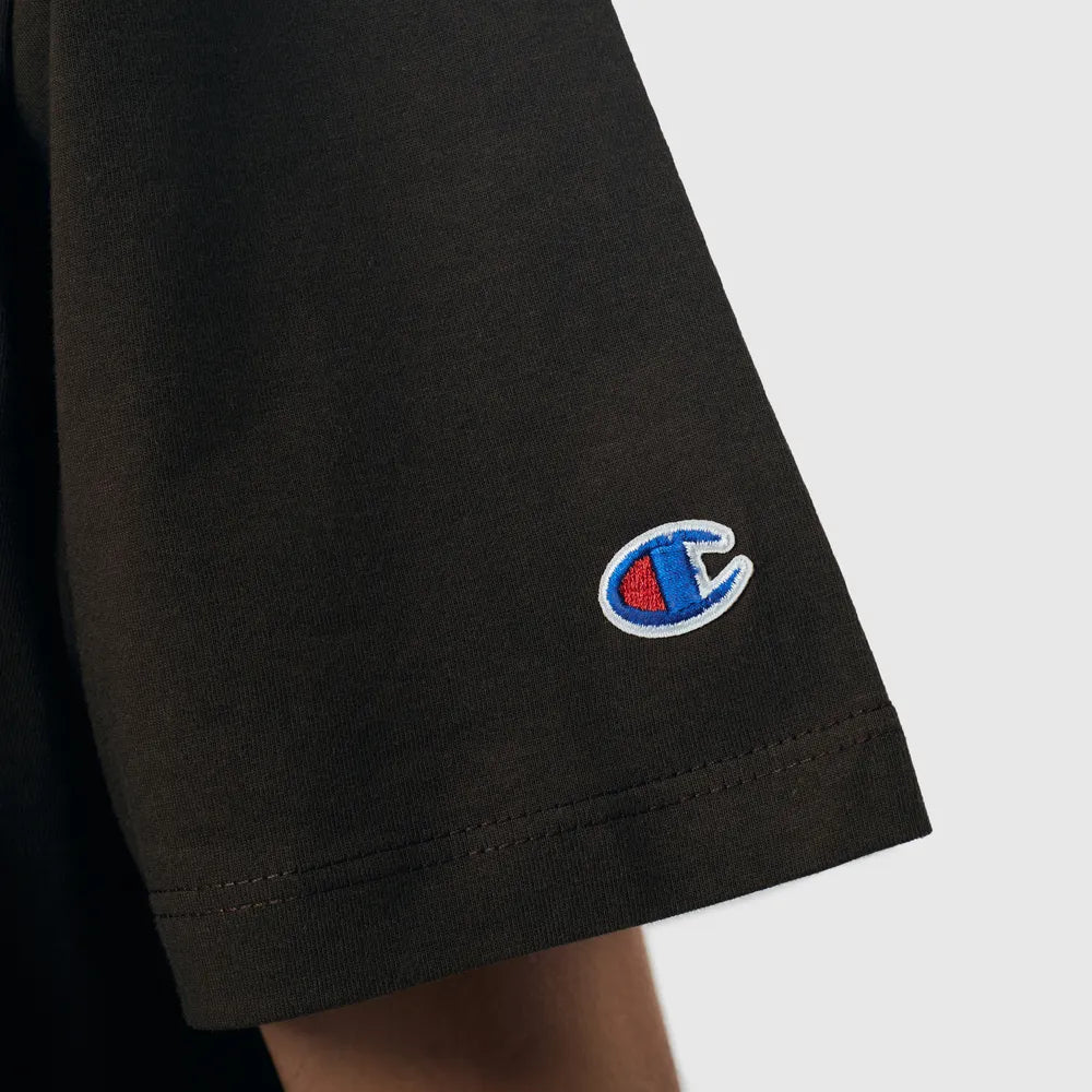CAMISETA CHAMPION MINI SCRIPT LOGO INK COFFEE