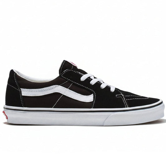 TÊNIS VANS SK8-LOW BLACK/TRUE WHITE