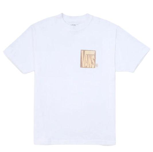 CAMISETA VANS STRETCH STACK CRACKLE WHITE