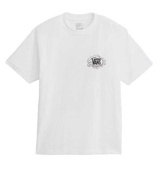 CAMISETA VANS HOT LINES WHITE