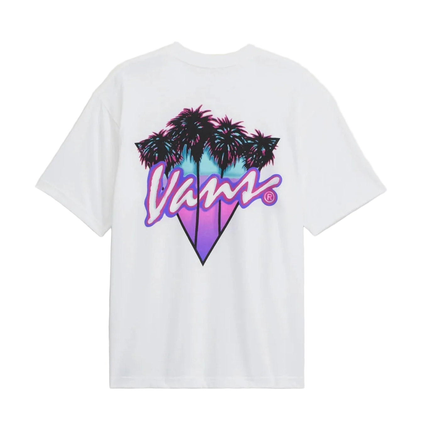 CAMISETA VANS PALM DRIVE WHITE