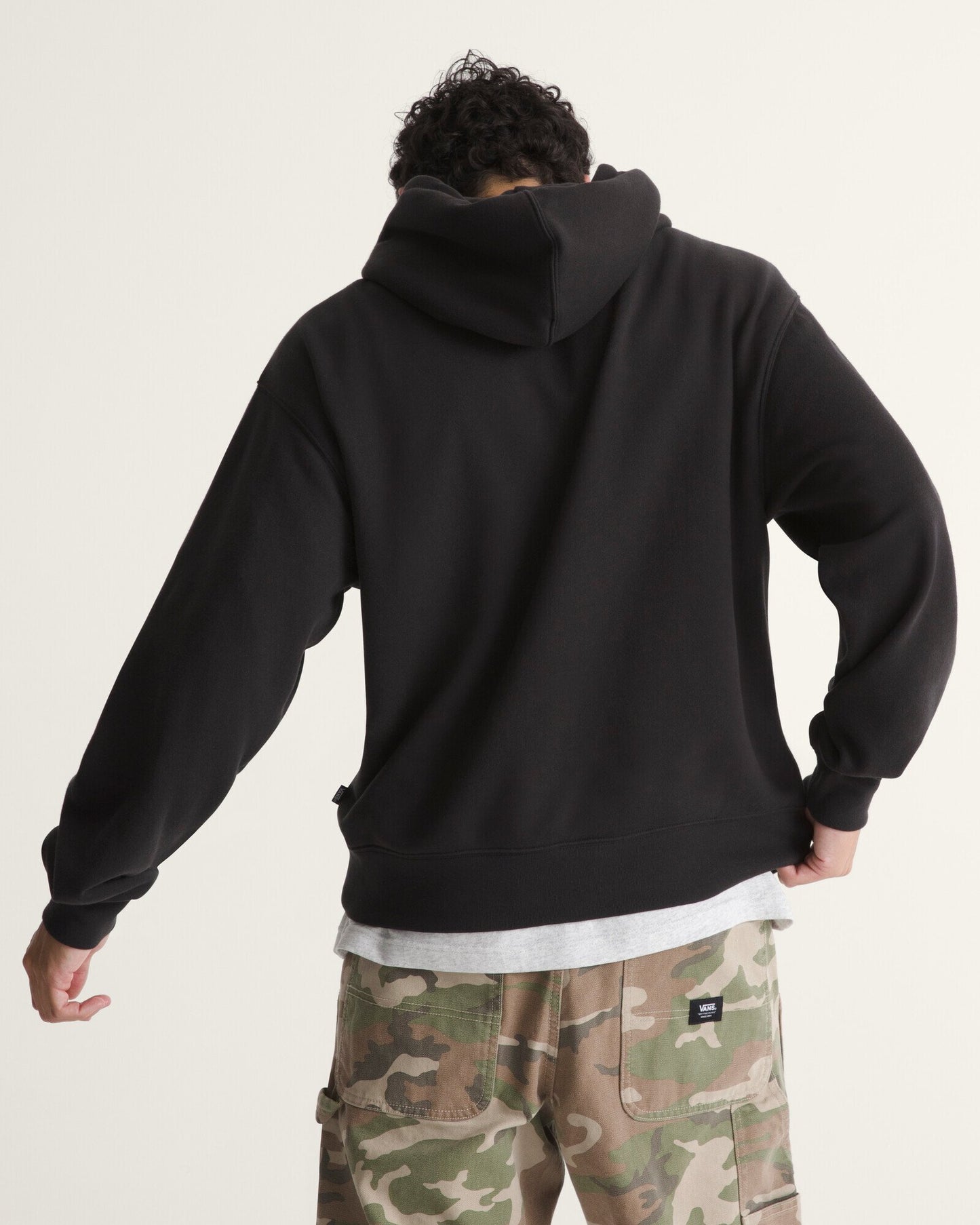 MOLETOM VANS STRECH LOGO BLACK