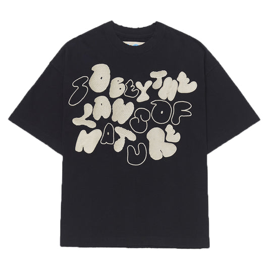 CAMISETA PIET I OBEY EMBROIDERY BLACK