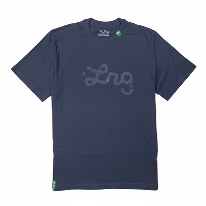 CAMISETA LRG WESTERN SCRIPT AZUL
