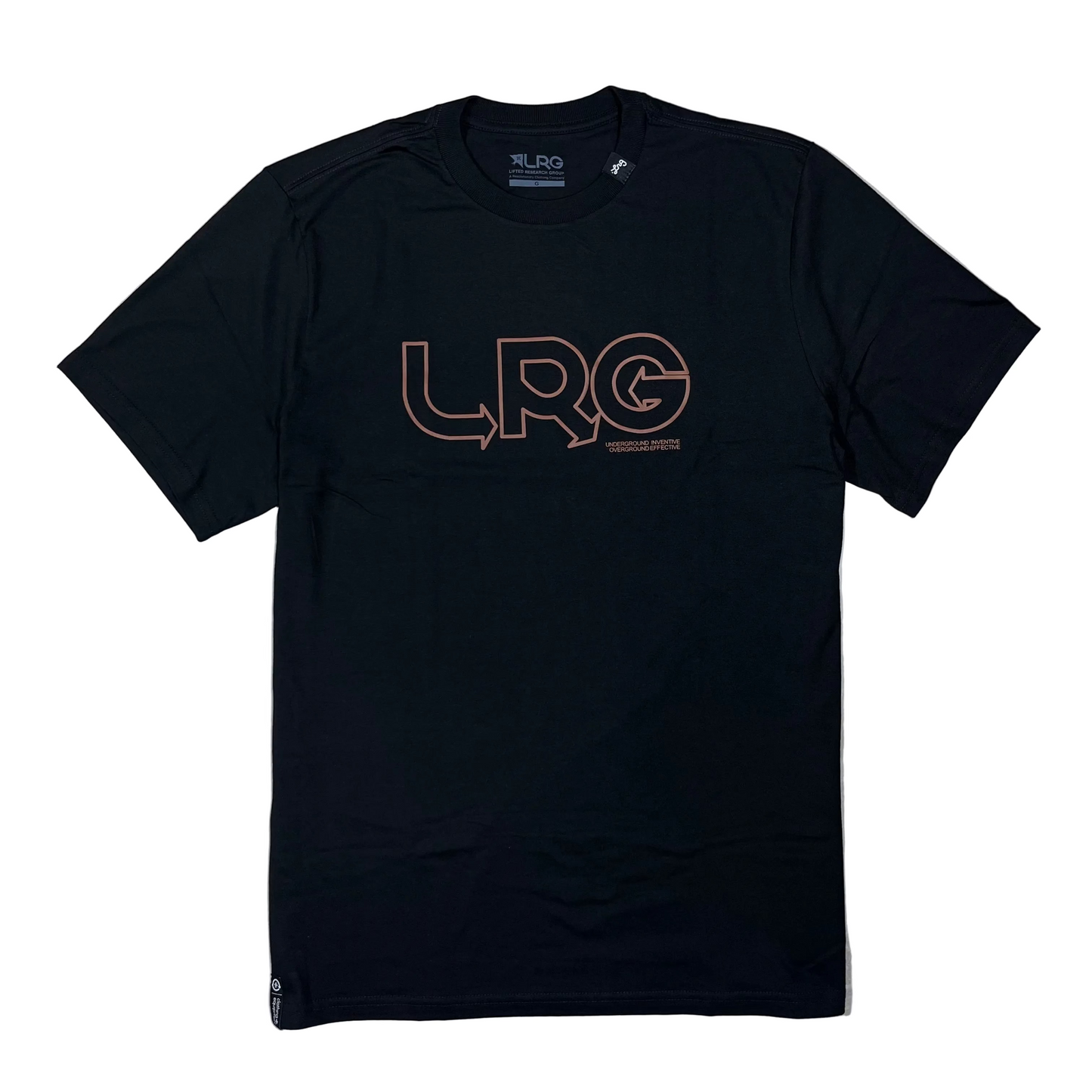 CAMISETA LRG OVERGROUND INVENTIVE PRETO