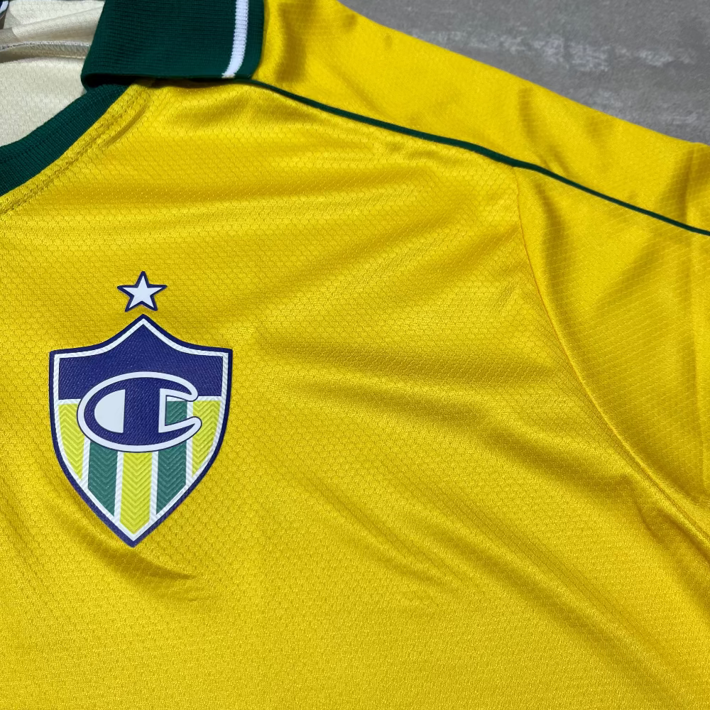 SOCCER JERSEY CHAMPION POLO WORLD CUP YELLOW GOLD