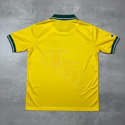 SOCCER JERSEY CHAMPION POLO WORLD CUP YELLOW GOLD