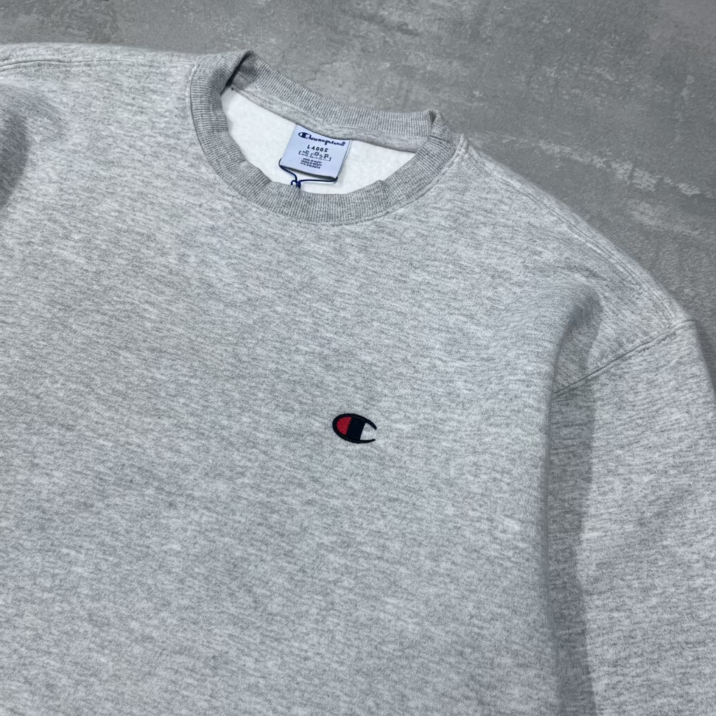 MOLETOM CHAMPION MINI LASH HEATHER GREY