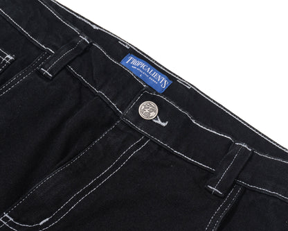 CALÇA JEANS TROPICALIENTS COAL PRETO