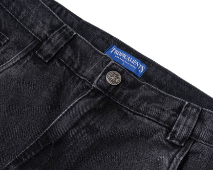 CALÇA TROPICALIENTS GRAY DUST PRETO LAVADO