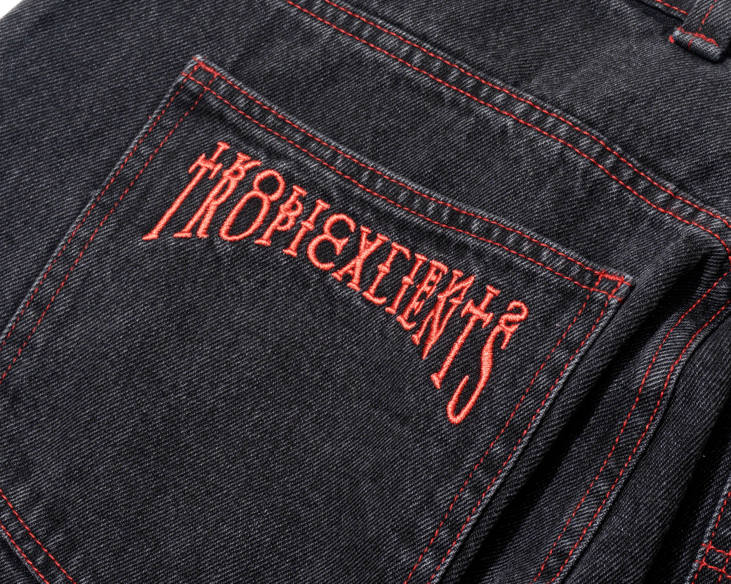 CALÇA JEANS TROPICALIENTS RED NIGHT PRETO
