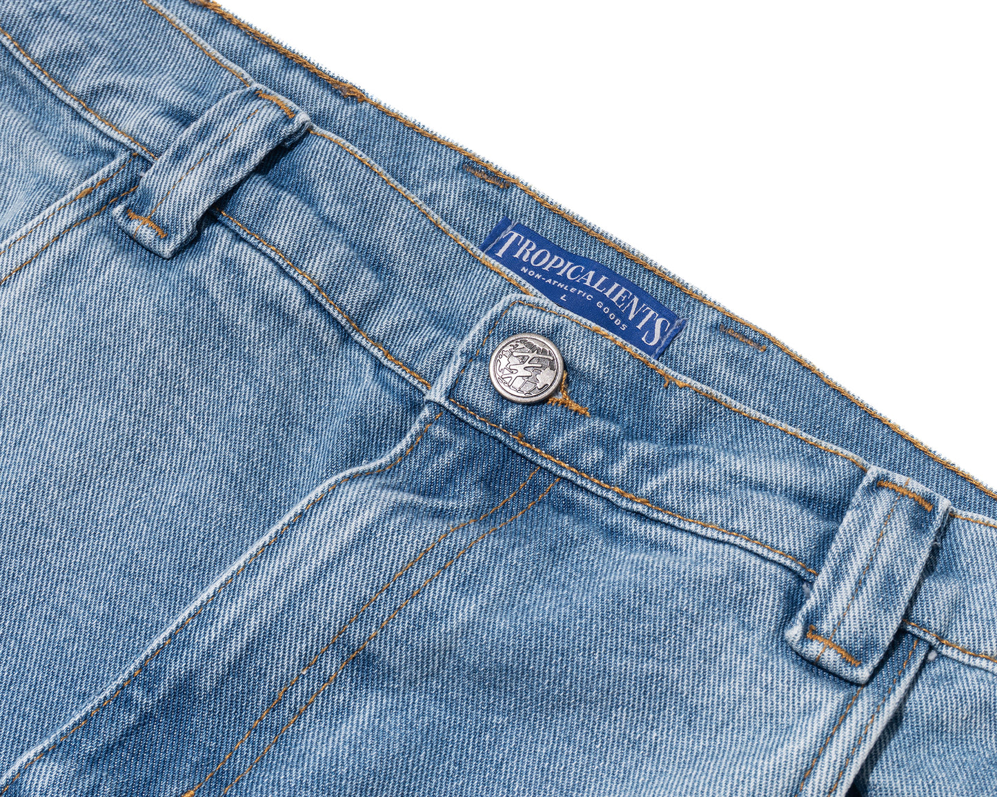 CALÇA TROPICALIENTS WASHED BLUE AZUL LAVADO
