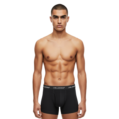 Pack Cueca Off-White L/AB Horizontal Repeat Boxer 6 Pol. com Abertura Black - foto 3