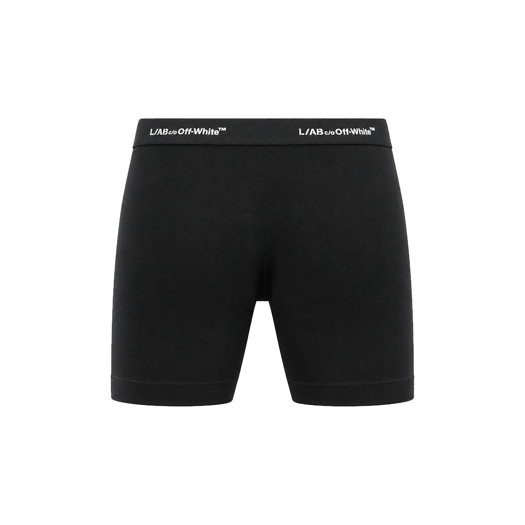 Pack Cueca Off-White L/AB Horizontal Repeat Boxer 6 Pol. com Abertura Black - foto 2