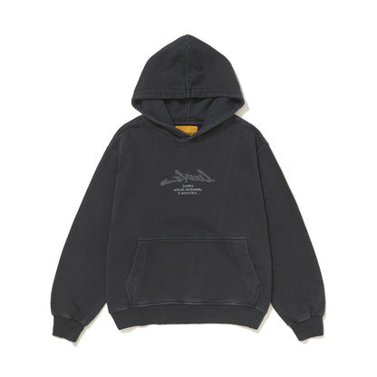 MOLETOM BARRA CREW ASSINATURA PRETO ESTONADO