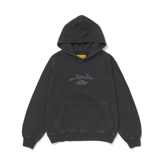 MOLETOM BARRA CREW ASSINATURA PRETO ESTONADO