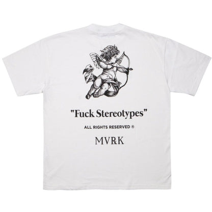 CAMISETA MVRK FVCK THE STEROTYPES BRANCO