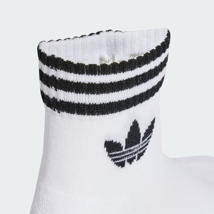 MEIA ADIDAS TRÊS LISTRAS ANKLE WHITE